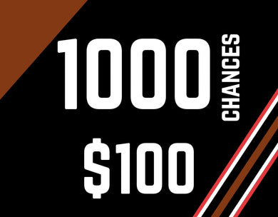 1000 chances for $100