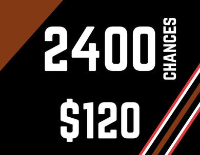 2400 chances for $120